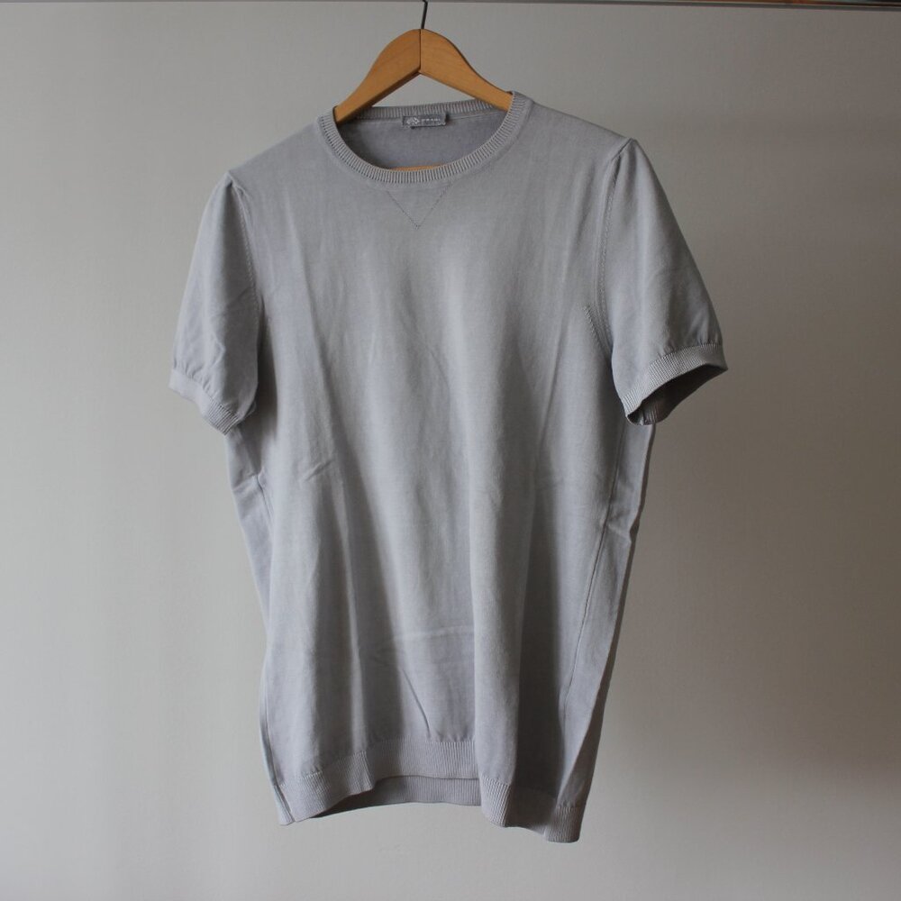 Fradi Gray Short Sleeve Sweater